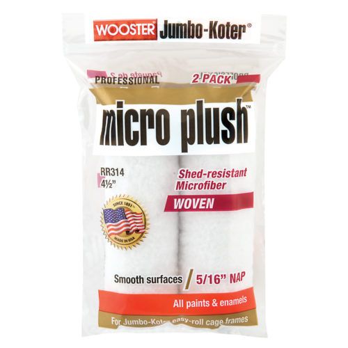 "MICRO PLUSH JUMBO-KOTER" Комплект міні-валиків, довжина - 4"1/2 (10см), ворс - 5/16" (8мм)