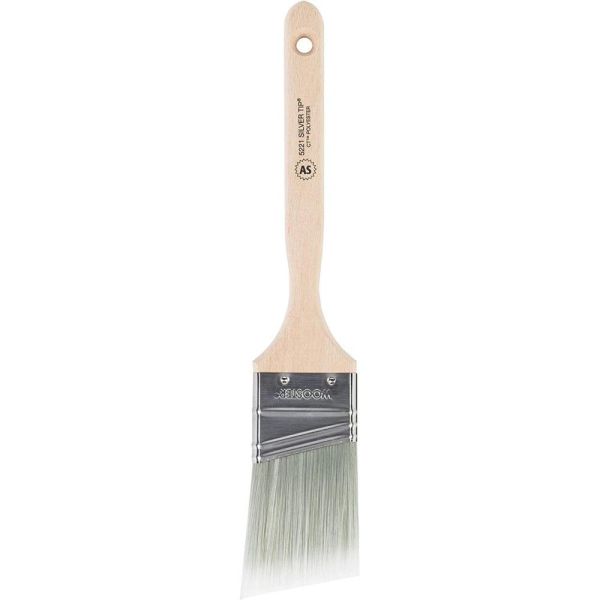 Синтетичний пензель "Wooster Silver Tip angle sash", з кутовим зрізом - 1,5" (38мм)[5221-1]