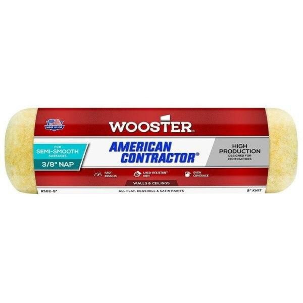 "American Contractor" 23см, ворс - 9мм, Валик Wooster [R562-9]