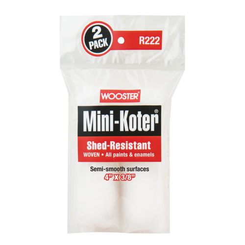 Комплект міні валиків SHED-RESISTANT MINI-KOTER, довжина 4” (10 см), ворс 1/2” (13 мм), (2шт в уп.) R229-4