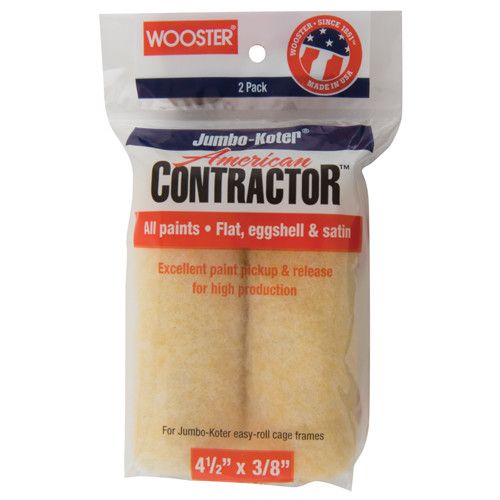 "Jumbo-Koter American Contractor" Комплект міні валиків, довжина - 4" (10см), ворс - 3/8" (10мм) [R566-4 1/2]