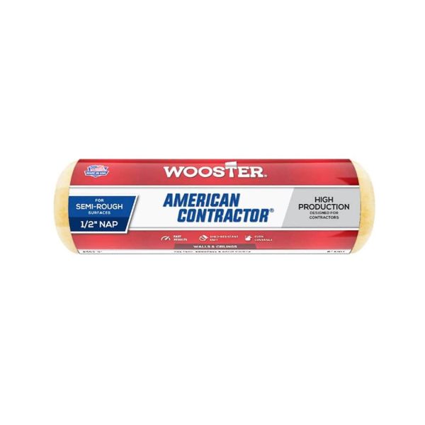 "American Contractor" 23см, ворс - 13мм, Валик Wooster [R563-9]